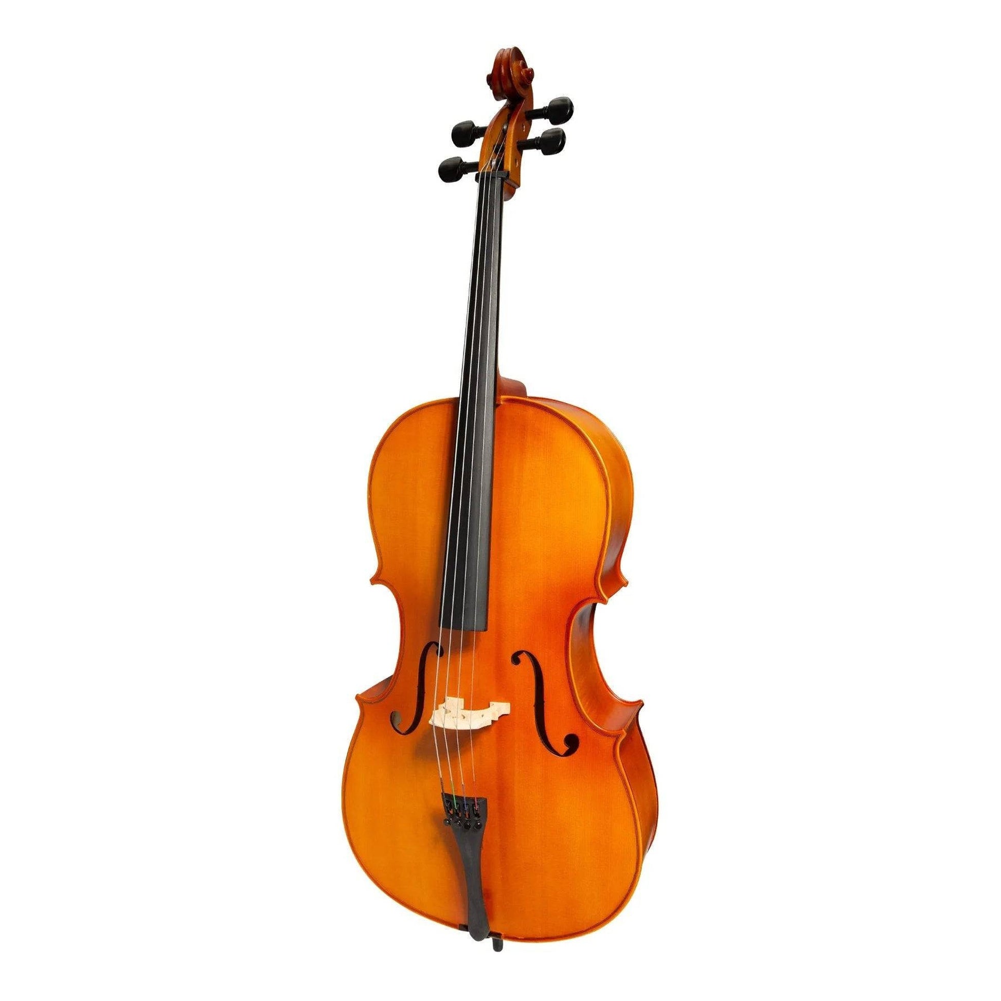 Steinhoff 3/4 Size Solid Top Student Cello Outfit - Natural Satin 4