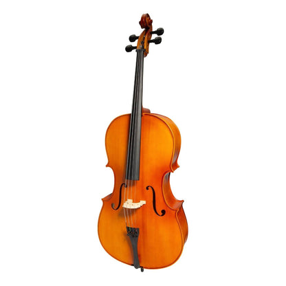 Steinhoff 3/4 Size Solid Top Student Cello Outfit - Natural Satin 4