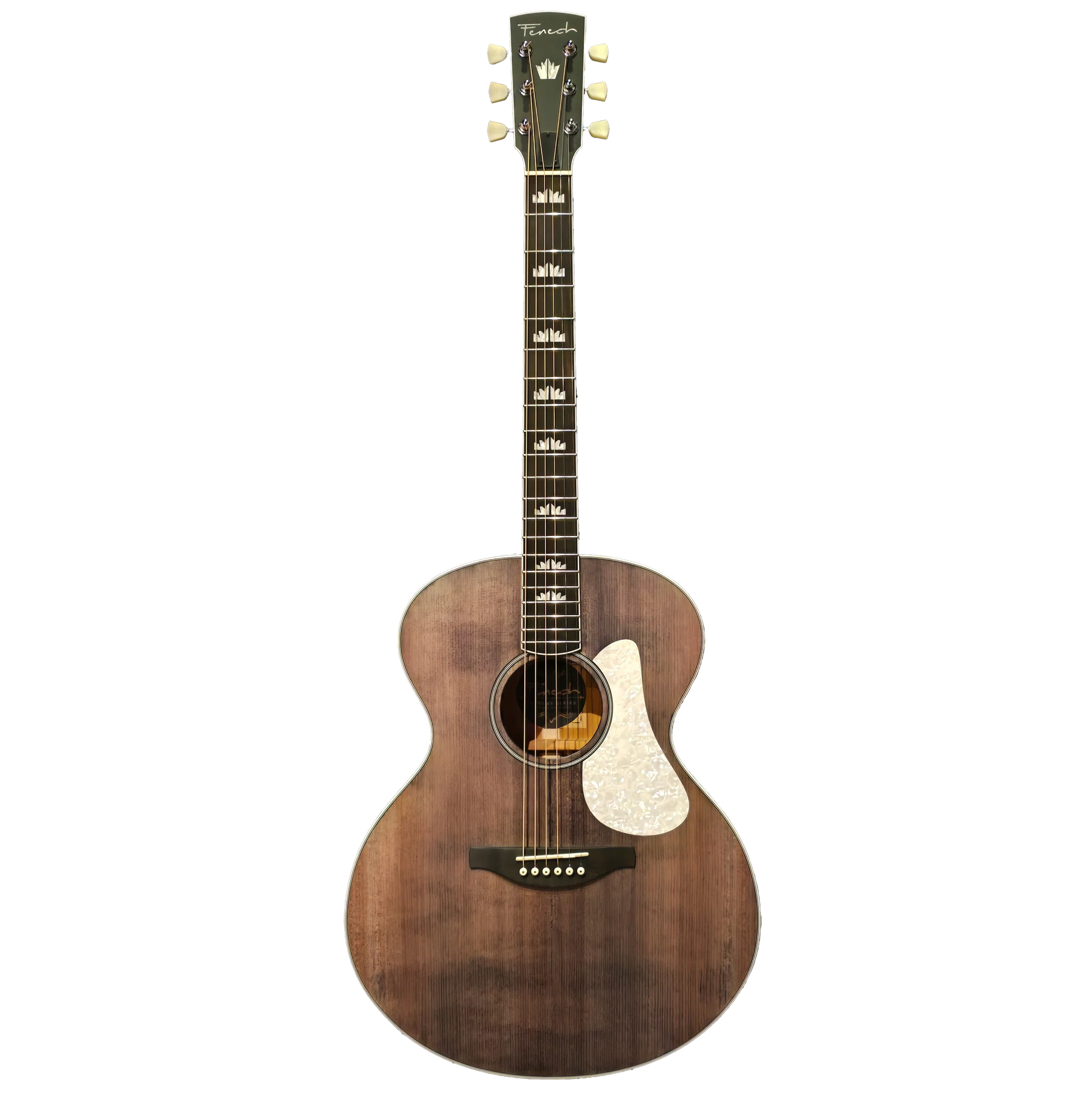 Fenech Supreme Series Grand Auditorium Solid Acoustic Guitar - Denim Black