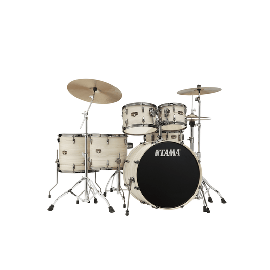 TAMA IP62H6WBN Limited Edition Imperialstar 6-Piece Drum Kit i-White Birch Wrap from Joondalup Music Centre