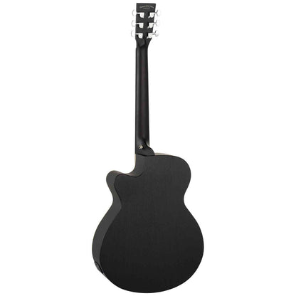 Tanglewood Blackbird Super Folk CW Acoustic Guitar - Smokestack Satin back