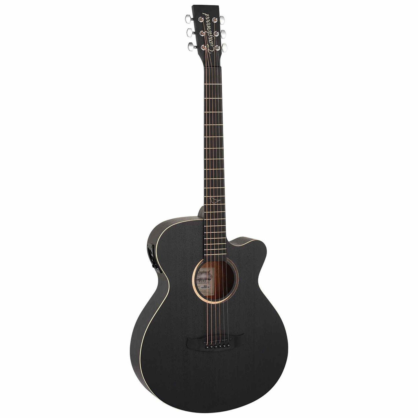 Tanglewood Blackbird Super Folk CW Acoustic Guitar - Smokestack Satin