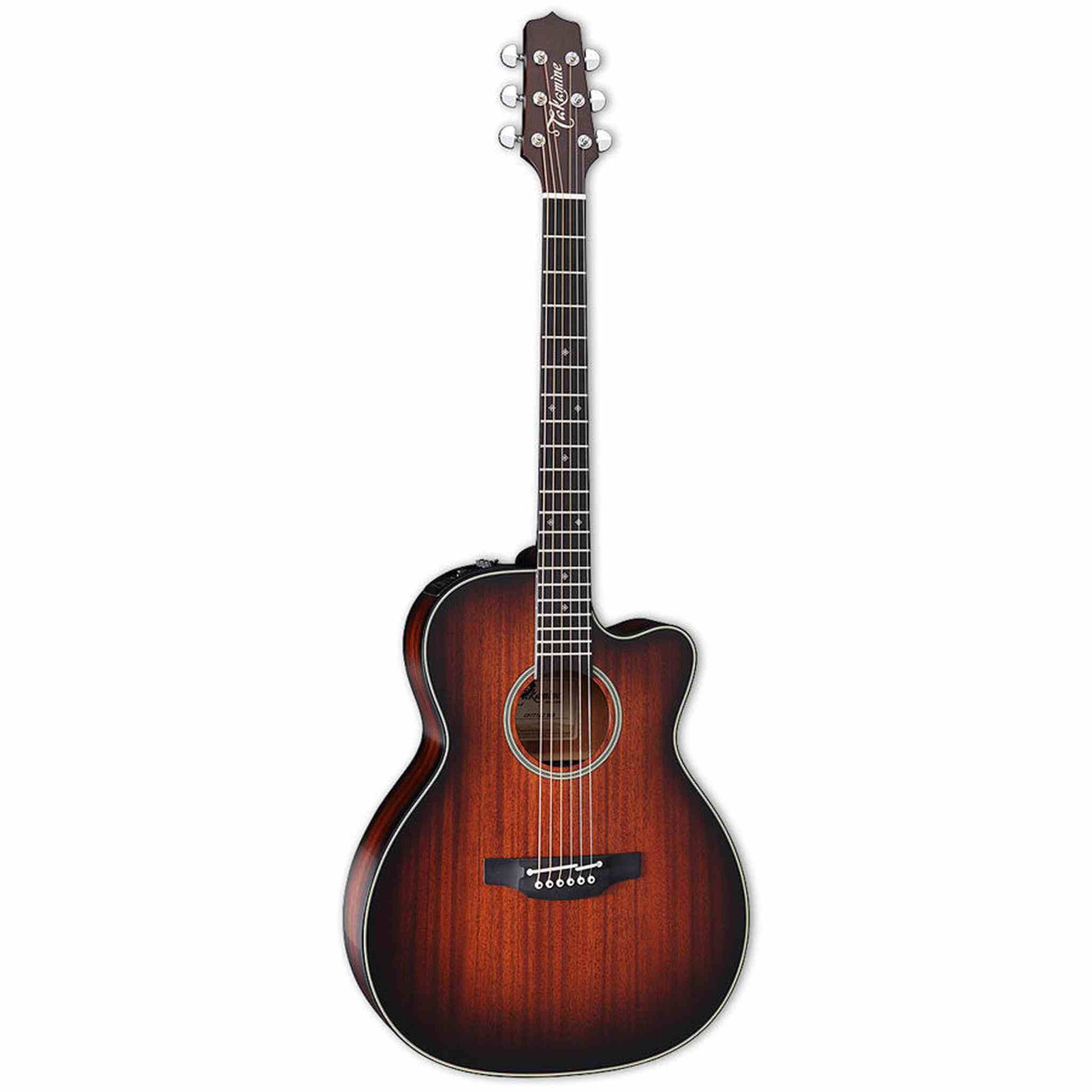 Takamine Custom Pro Series Orchestral Acoustic Guitar - Shadow Burst Satin Finish-ACOUSTIC GUITAR-Joondalup Music Centre