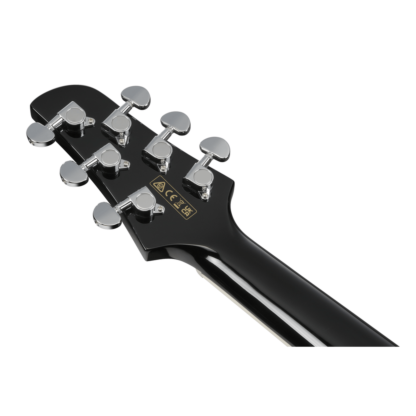 Ibanez TCY10PA Acoustic Guitar - Transparent Brown Black Burst Neck Back