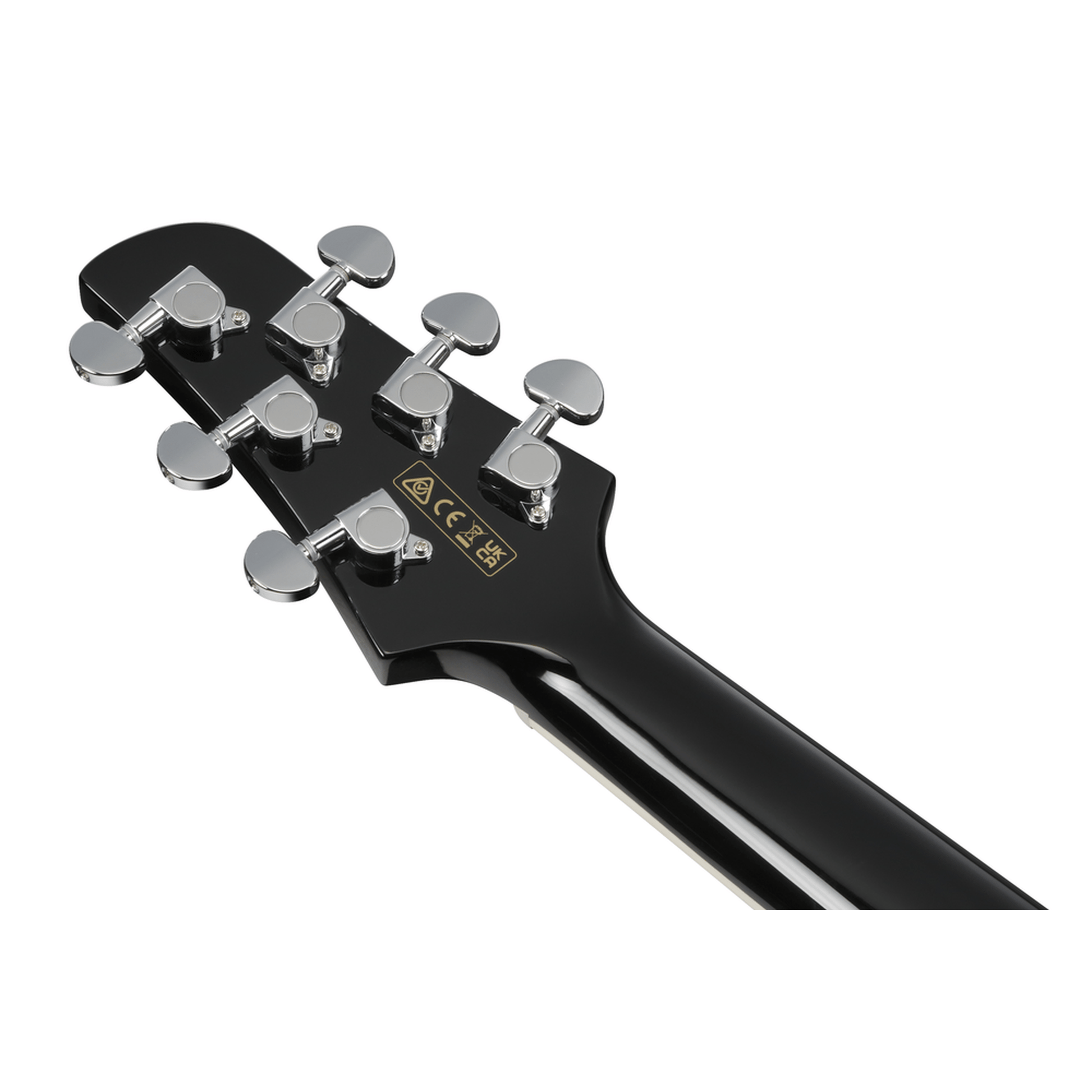 Ibanez TCY10PA Acoustic Guitar - Transparent Brown Black Burst Neck Back