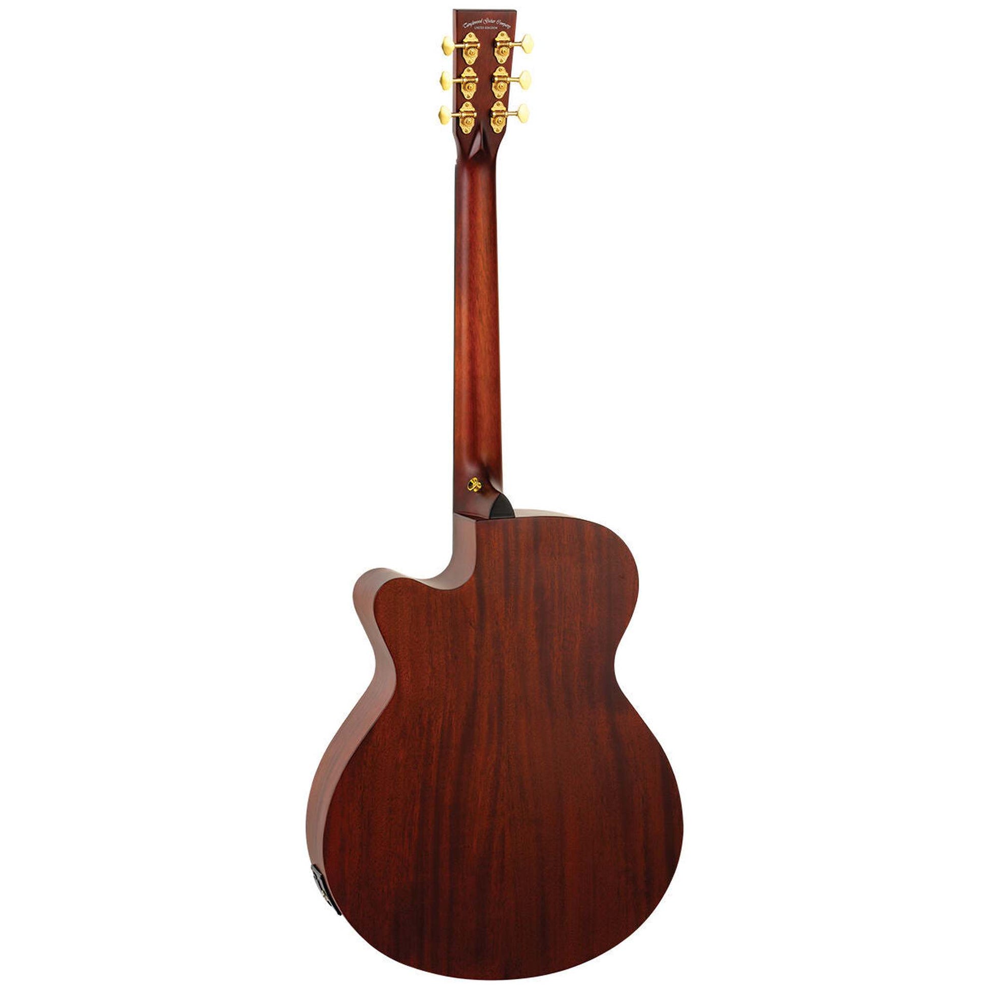 Tanglewood Elemental Solid Mahogany Top SuperFolk C/E Guitar back