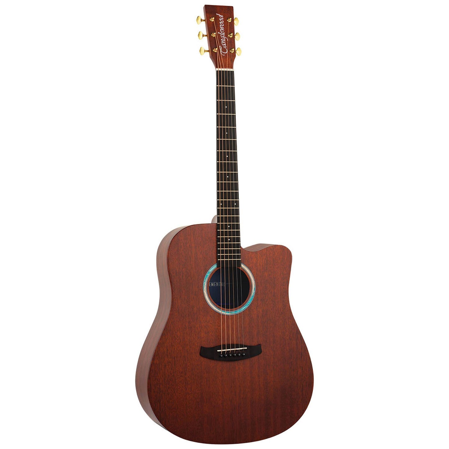 Tanglewood Elemental Solid Mahogany Top Dreadnought CW Acoustic Guitar