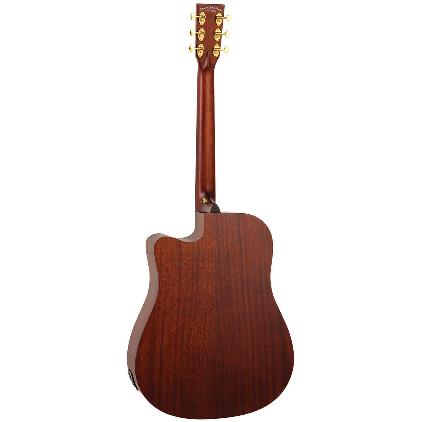 Tanglewood Elemental Solid Mahogany Top Dreadnought CW Acoustic Guitar back