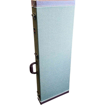 Torque Wooden Rectangular Electric Guitar Case - Olive Finish
