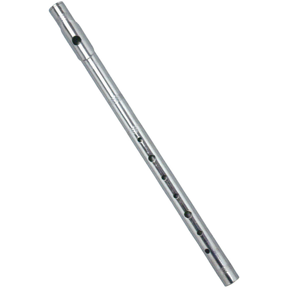 Maxtone 7-Hole Stainless Steel Flute in Nickel Plated Finish (Key of C)