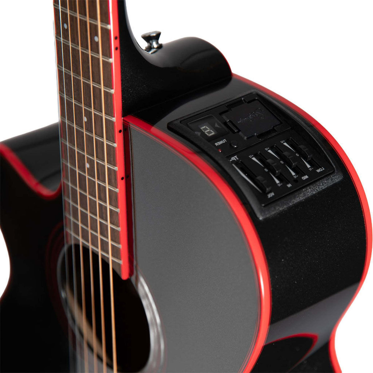 Takamine G49 Series Left Handed FXC Acoustic Guitar- Cosmic Black Sparkle