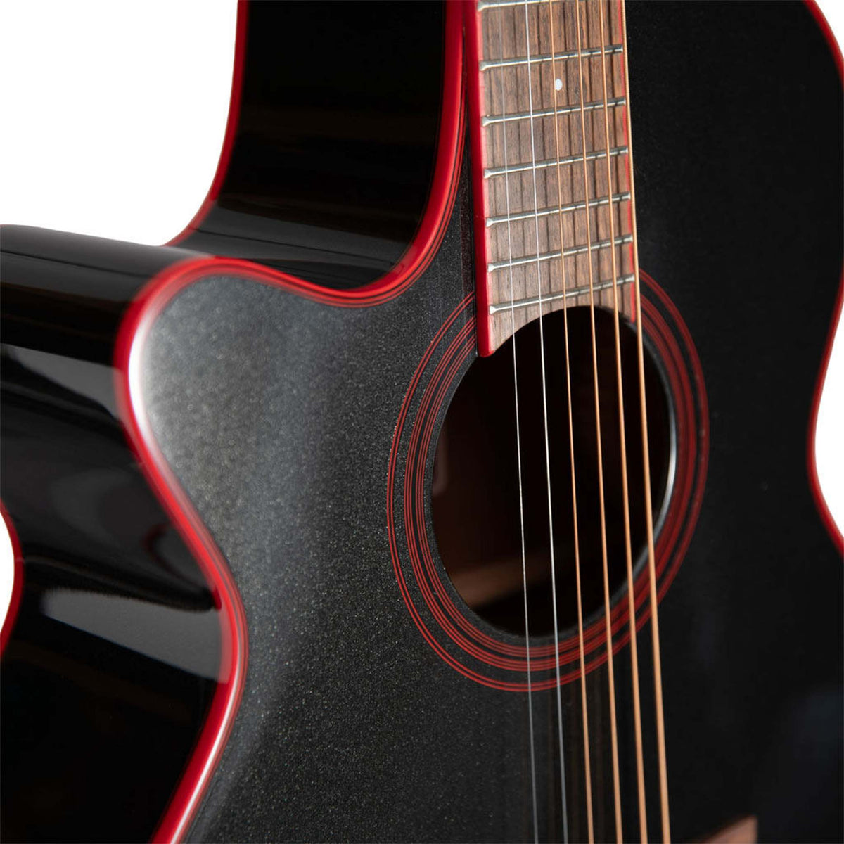 Takamine G49 Series Left Handed FXC Acoustic Guitar- Cosmic Black Sparkle
