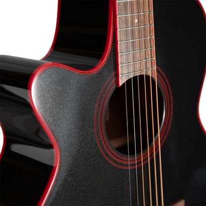 Takamine G49 Series Left Handed FXC Acoustic Guitar- Cosmic Black Sparkle