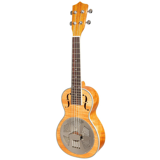 Tiki RT250M NST Resonator Ukulele - Honey Flame Mahogany