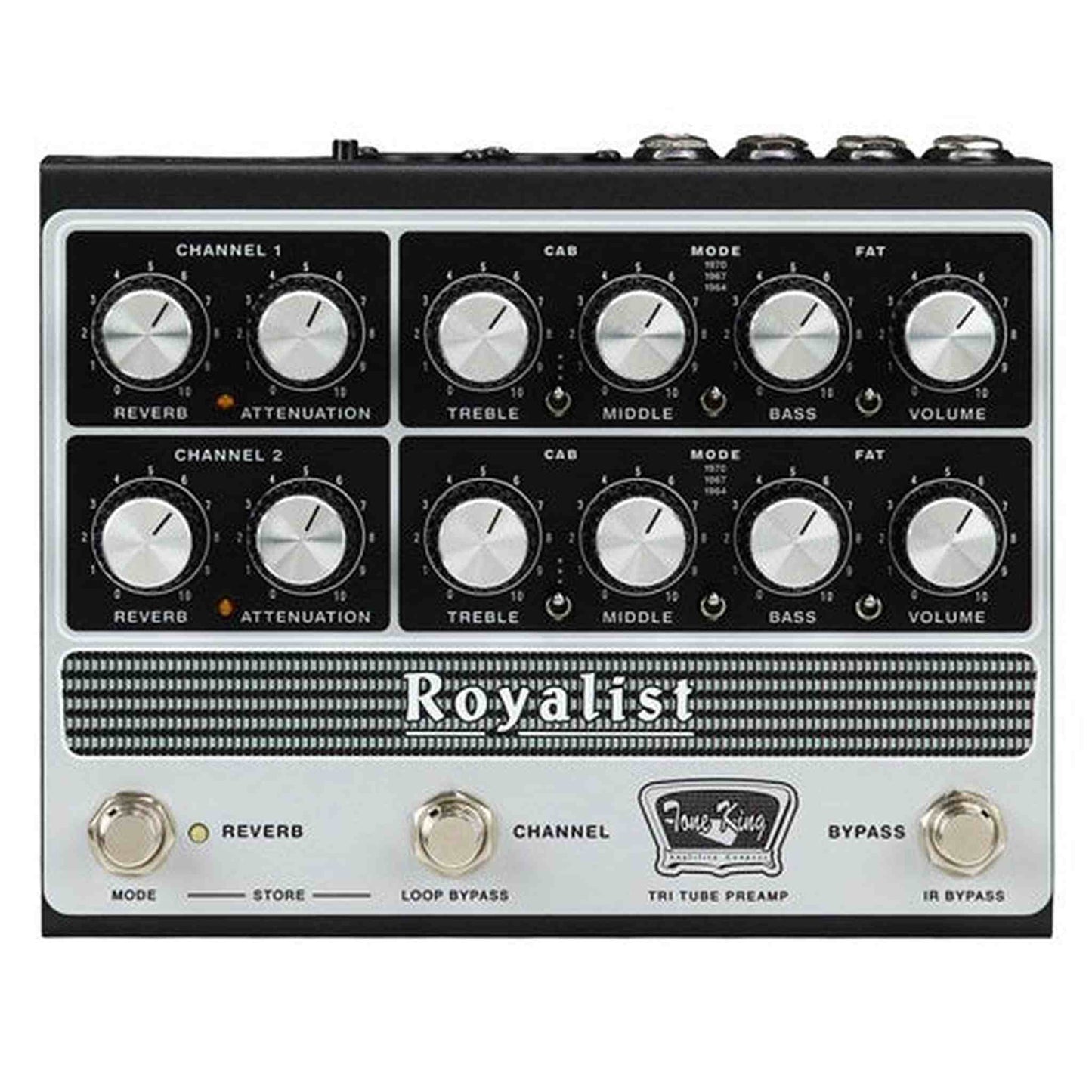 Tone King Royalist MKII Tri-Tube Preamp Pedal
