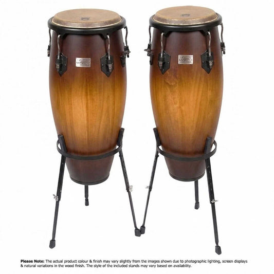 Toca 10 & 11" Players Series Wooden Conga Set with Stand - Sunburst