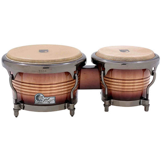 Toca Signature Series 7 & 9" Eric Velez Wooden Bongos in Sunburst