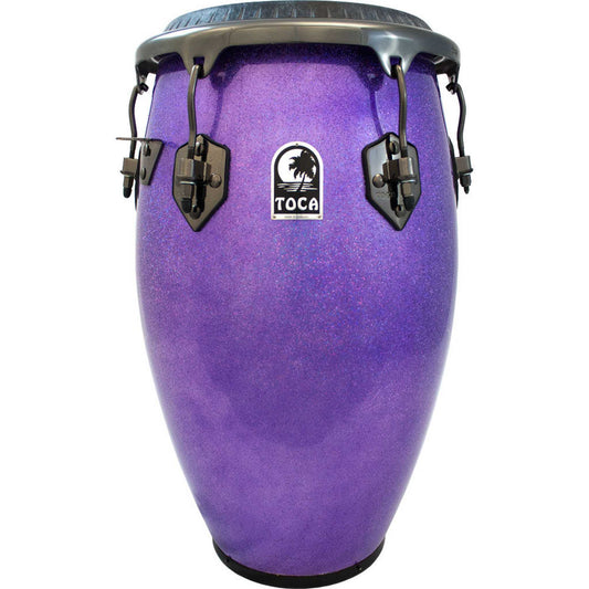 Toca Signature Series Jimmie Morales 12-1/2" Fiberglass Tumba - Purple Sparkle