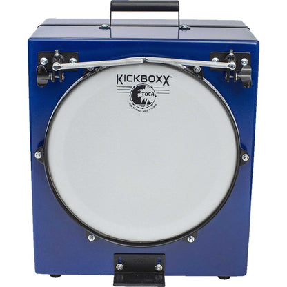 Toca KickBoxx Pro Suitcase Drum Set - Cobalt Blue