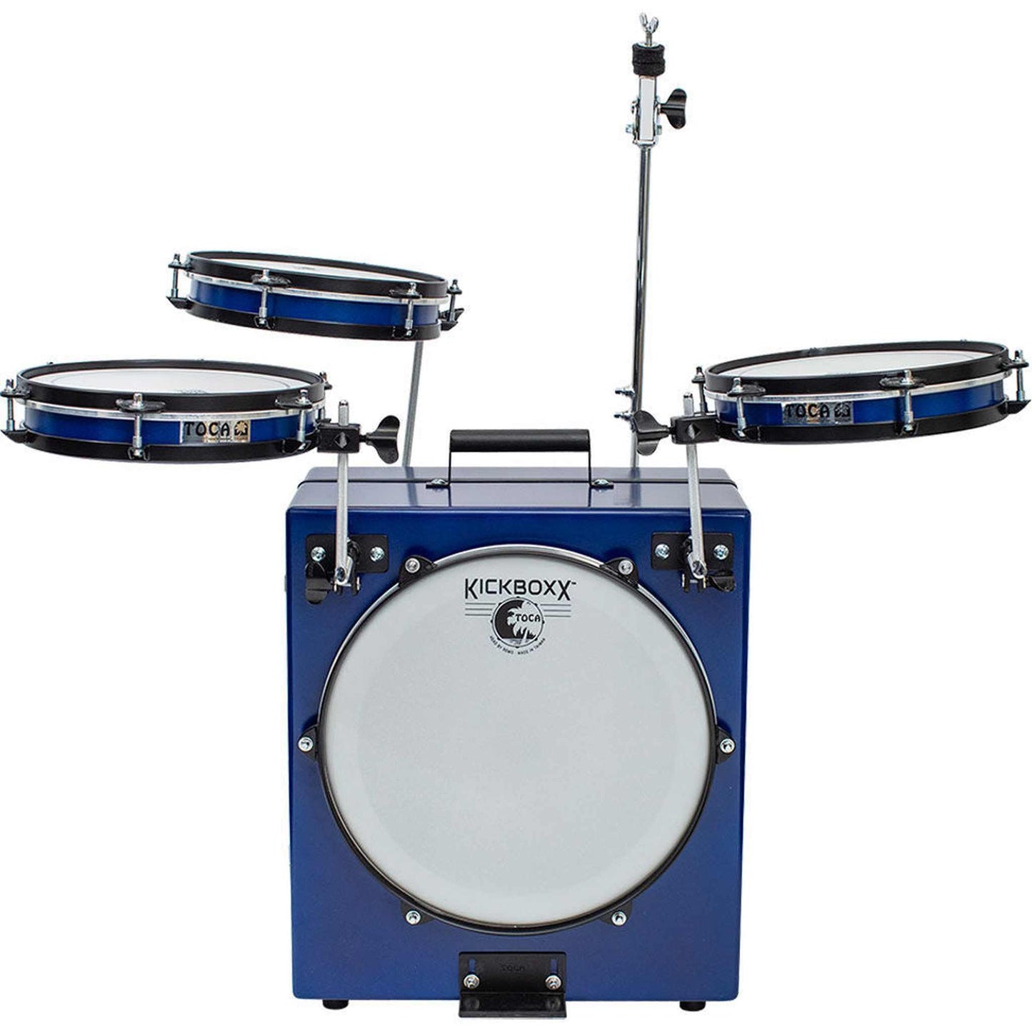 Toca KickBoxx Pro Suitcase Drum Set - Cobalt Blue