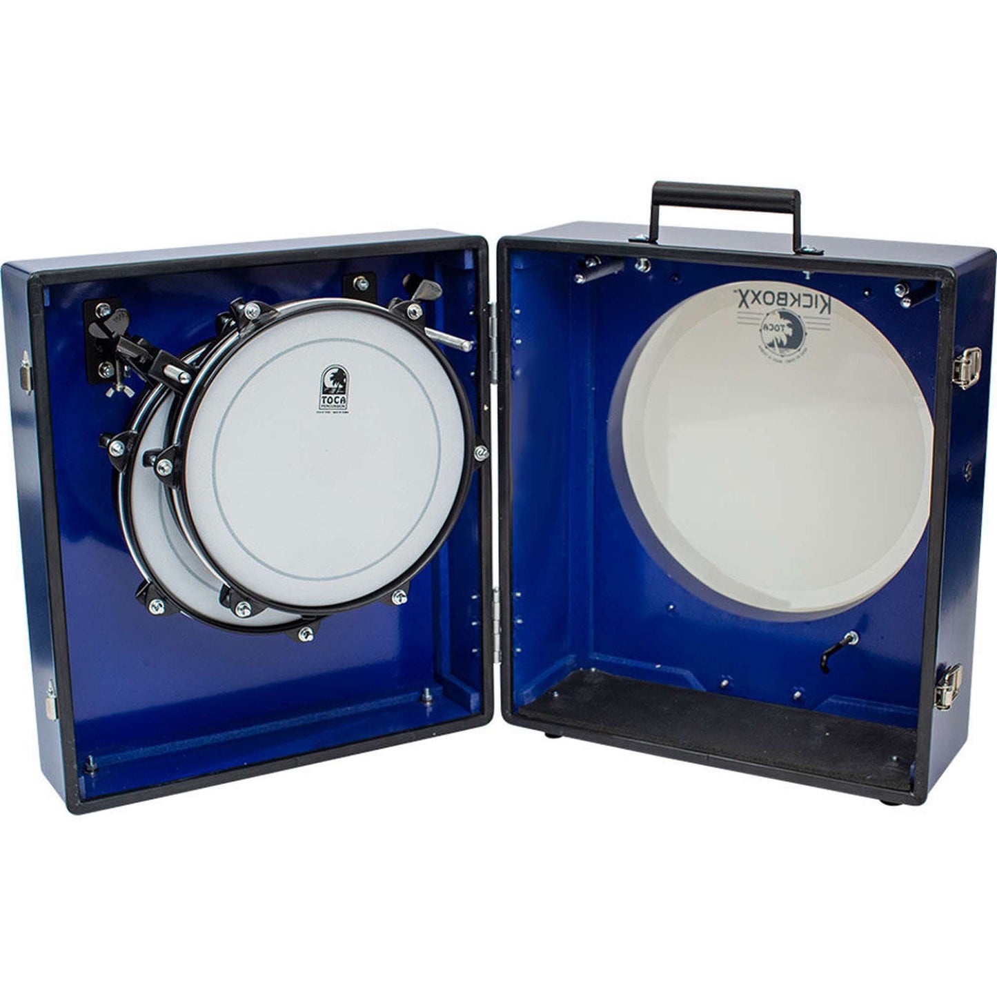 Toca KickBoxx Pro Suitcase Drum Set - Cobalt Blue
