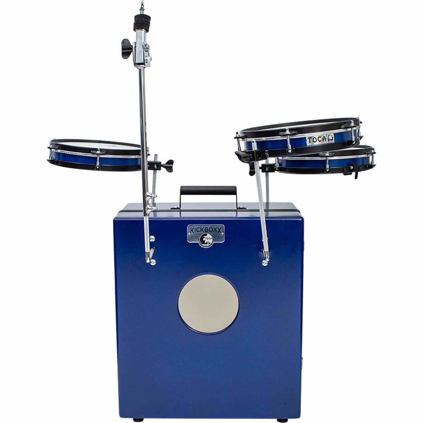 Toca KickBoxx Pro Suitcase Drum Set - Cobalt Blue