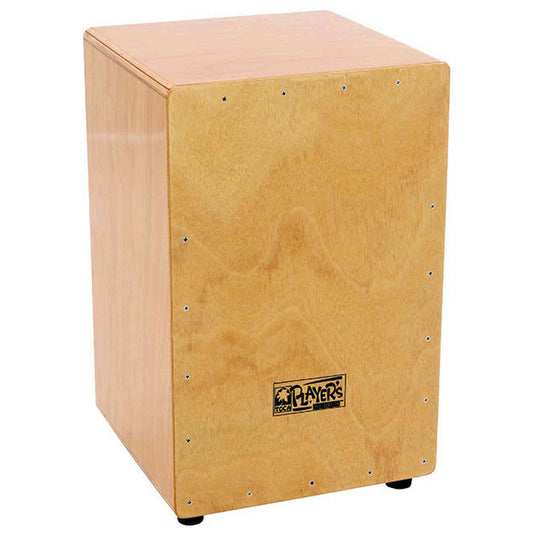 Toca Players Series Wooden Cajon in Natural Gloss w/ Internal Wire Snares