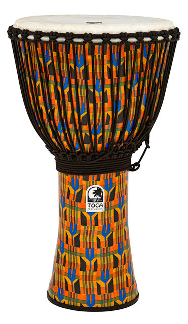 Toca Freestyle 2 Series Djembe 14" Cloth w/ Bag - Kente