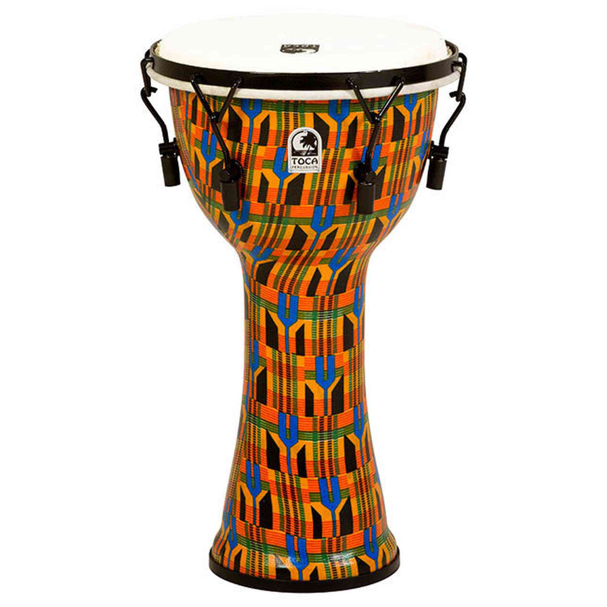 Toca Freestyle 2 Series Mech Tuned Djembe 10" - Kente Cloth