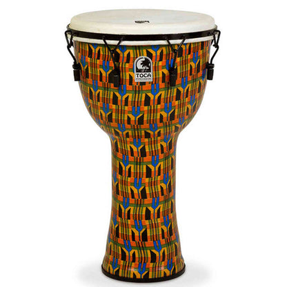 Toca Freestyle 2 Series Mech Tuned Djembe 14" w/ Bag - Kente Cloth