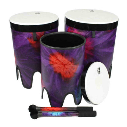 Toca Freestyle 2 Series Nesting Tom Toms in Woodstock Purple - 3 Pack