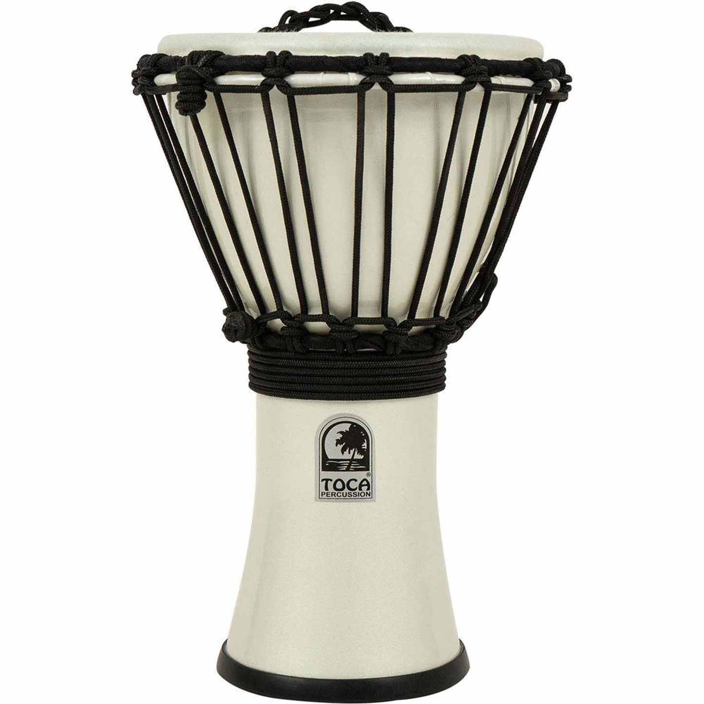 Toca Freestyle Colorsound Series Djembe 7" - Metallic White