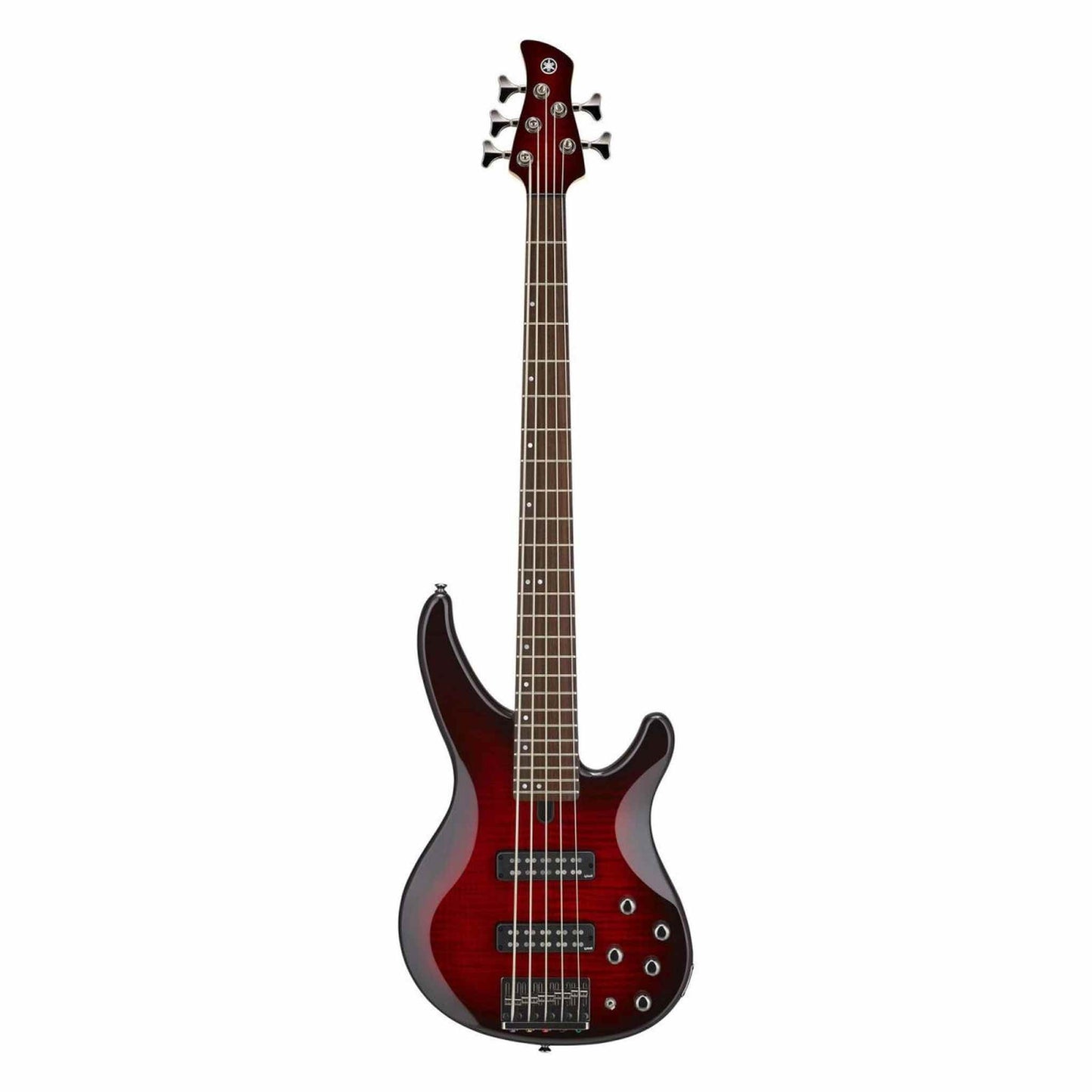 Yamaha TRBX605FM Bass Guitar - Dark Red Burst