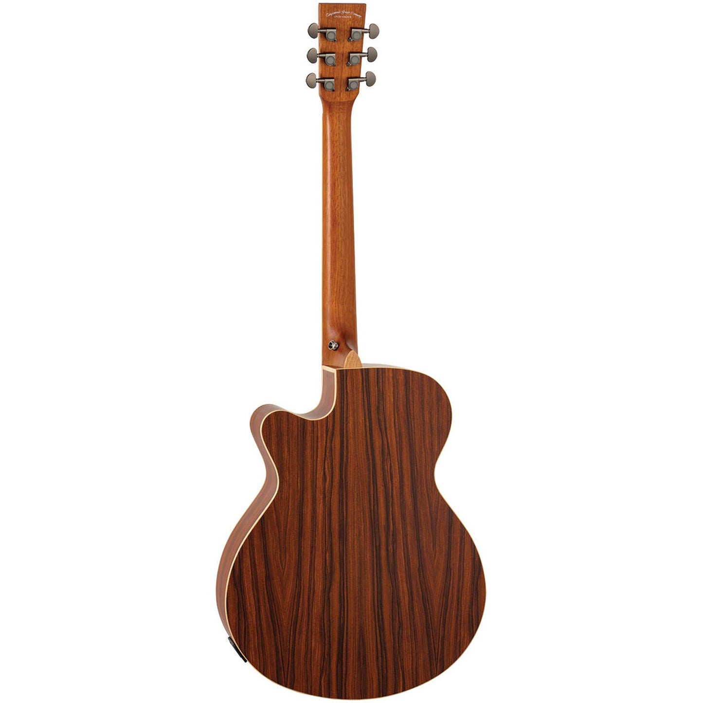 Tanglewood Reunion Pro All Santos Solid Top Super Folk C/E back