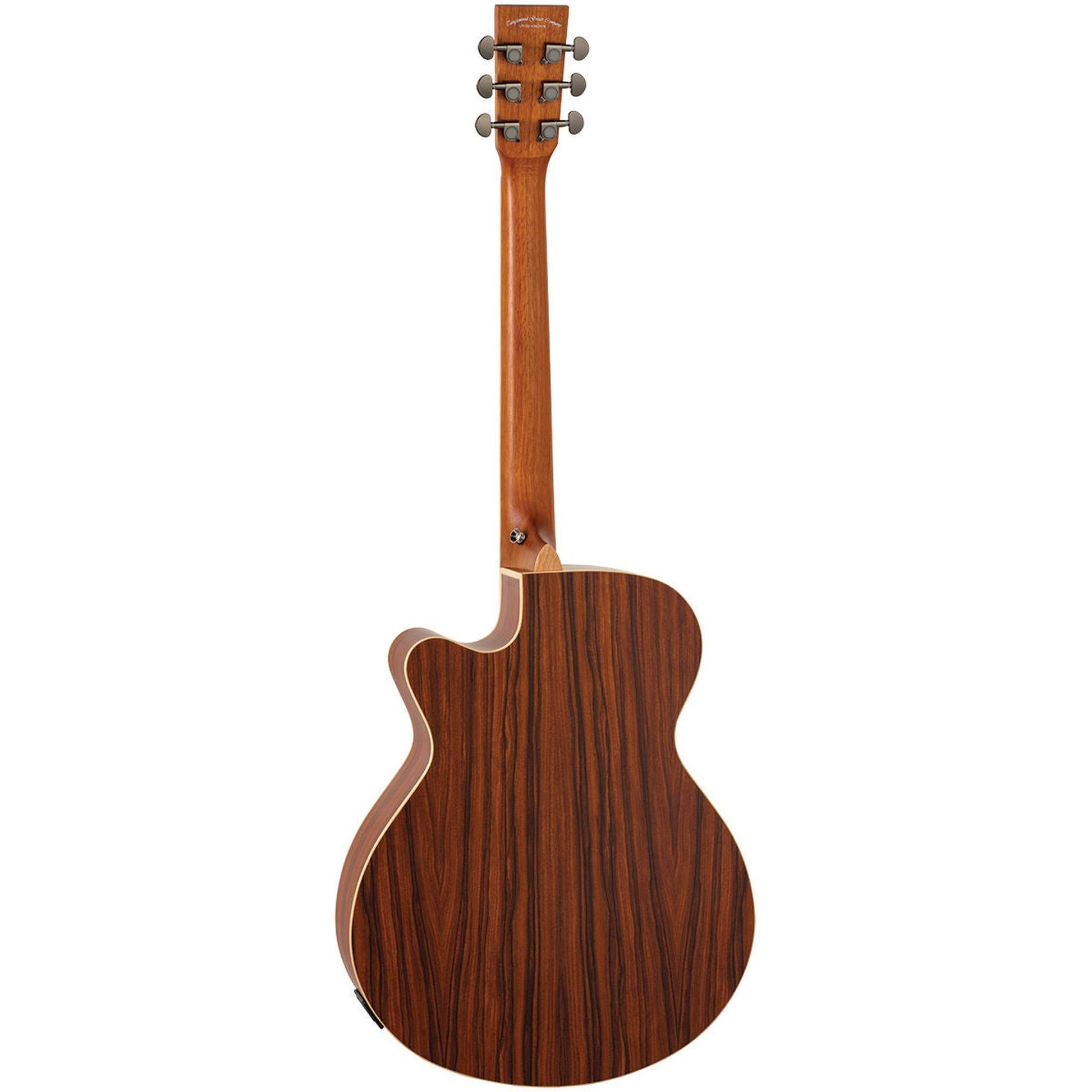 Tanglewood Reunion Pro All Santos Solid Top Super Folk C/E back