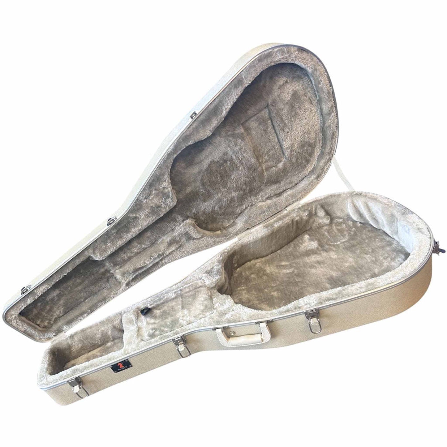 Torque Deluxe ABS 6/12-String Acoustic Guitar Case - Ivory Finish