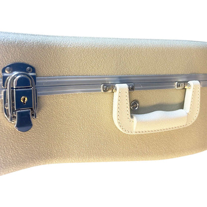 Torque Deluxe ABS 6/12-String Acoustic Guitar Case - Ivory Finish