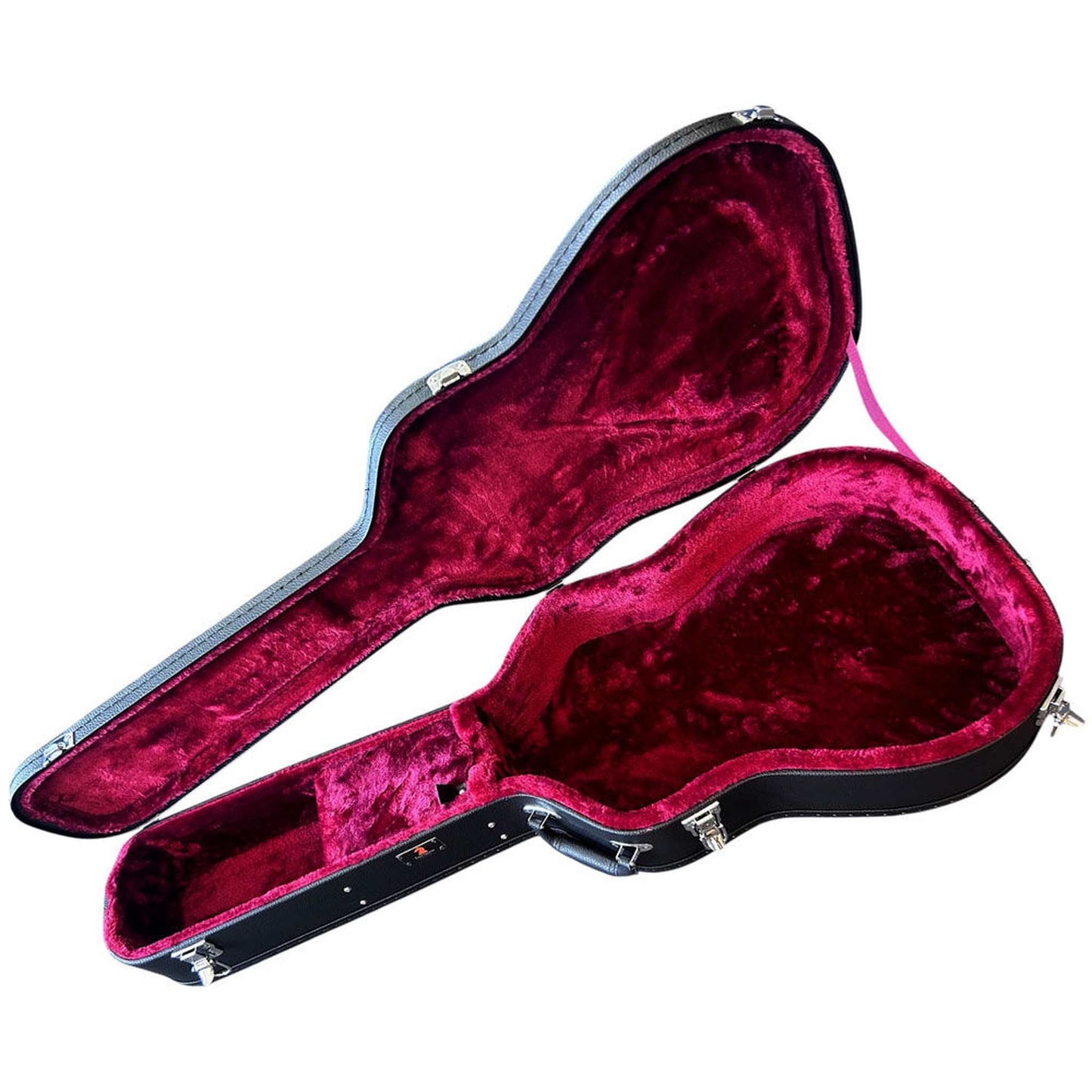 Torque Wooden Archtop 6/12-String Acoustic Guitar Case - Black