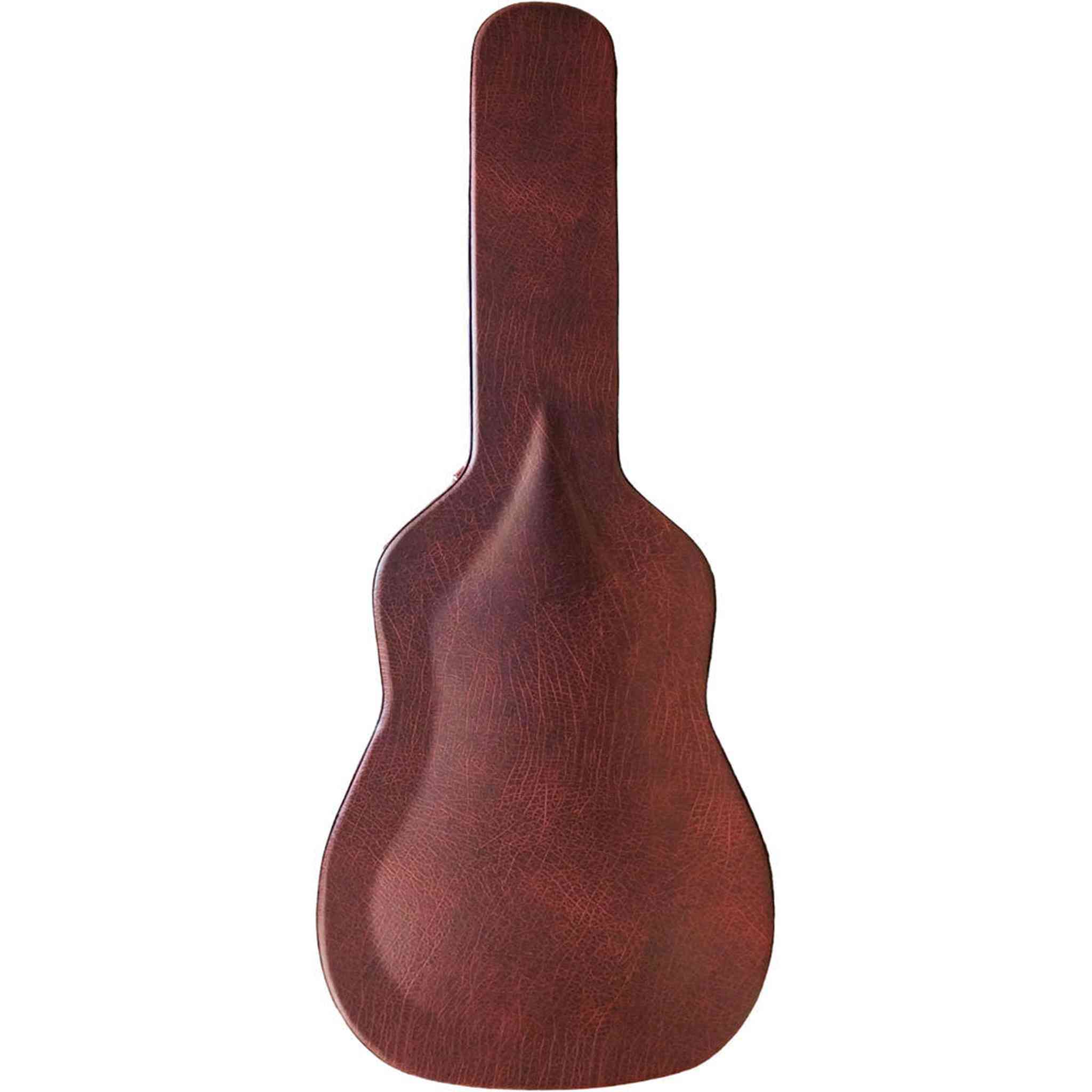 Torque Wooden Archtop 6/12-String Acoustic Guitar Case - Brown Finish ...