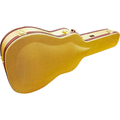 Torque Wooden Archtop 6/12-String Acoustic Guitar Case - Tweed Finish