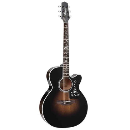 Takamine Thermal Top Series NEX AC/EL Guitar - Transparent Black Burst Finish