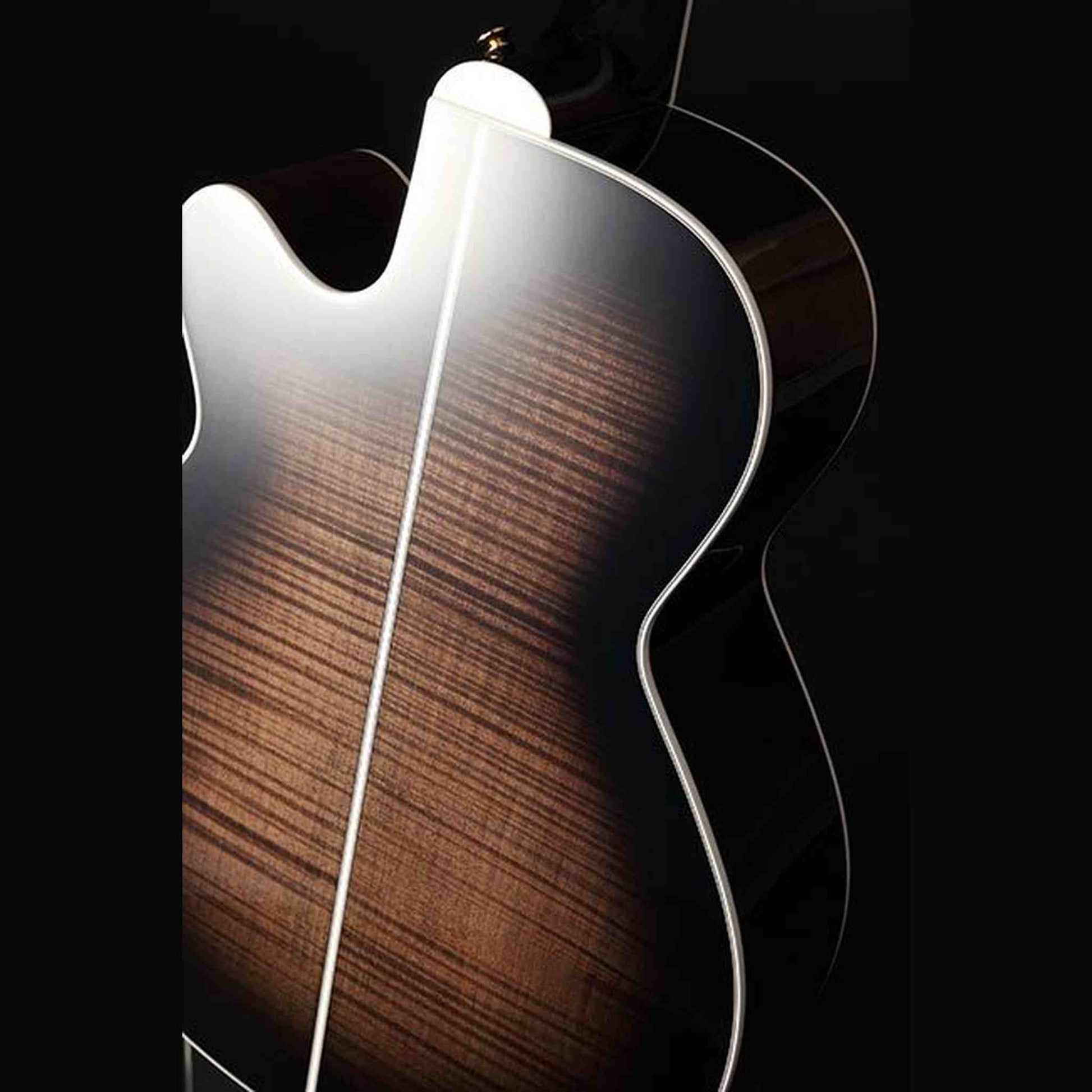 Takamine Thermal Top Series NEX AC/EL Guitar - Transparent Black Burst Finish 9