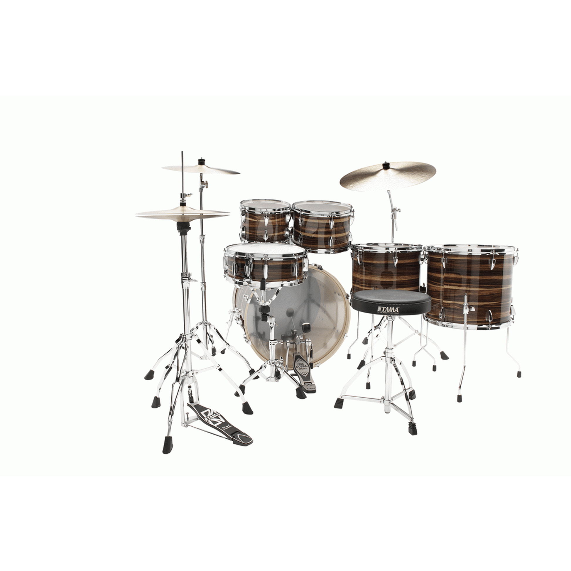 Tama IP62H6W CTW Imperialstar Poplar 6-Piece Drum Kit - Coffee Teak from Joondalup Music Centre 2