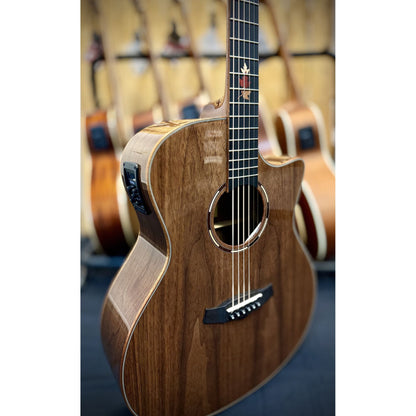 Tanglewood Winterleaf Exotic Superfolk Solid Top Venetian Acoustic Guitar - Black Walnut from Joondalup Music Centre 2