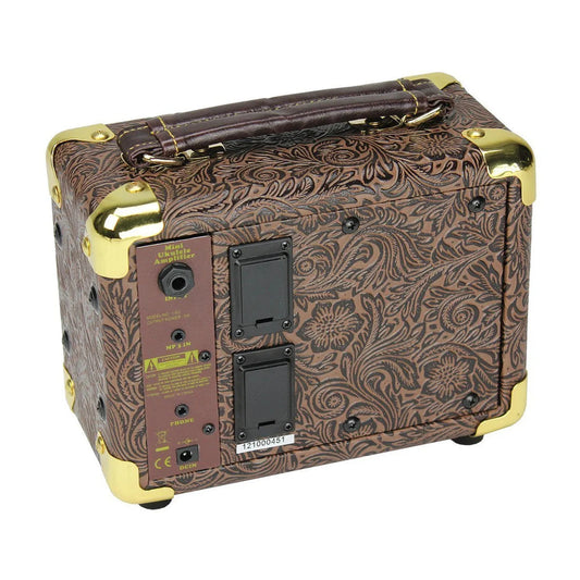Tiki 5 Watt Portable Ukulele Amplifier - Paisley Brown-AMPLIFIER-Joondalup Music Centre