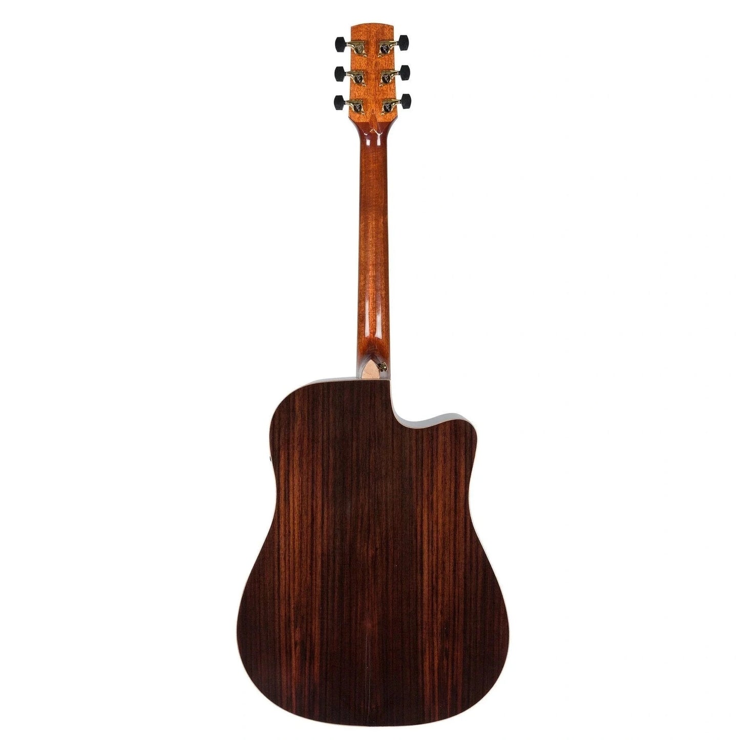 Timberidge '3 Series' Left Handed Spruce Solid Top Acoustic-Electric Dreadnought Cutaway Guitar  - Natural Gloss