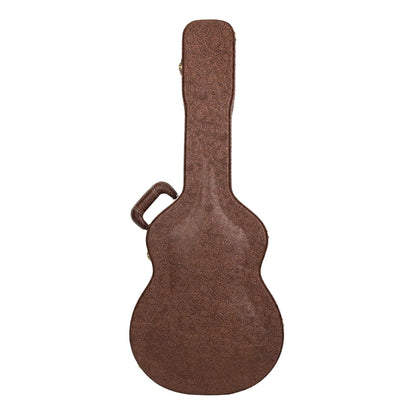 Timberidge Deluxe Shaped 12-String Small Body Acoustic Guitar Hard Case - Paisley Brown - Joondalup Music Centre