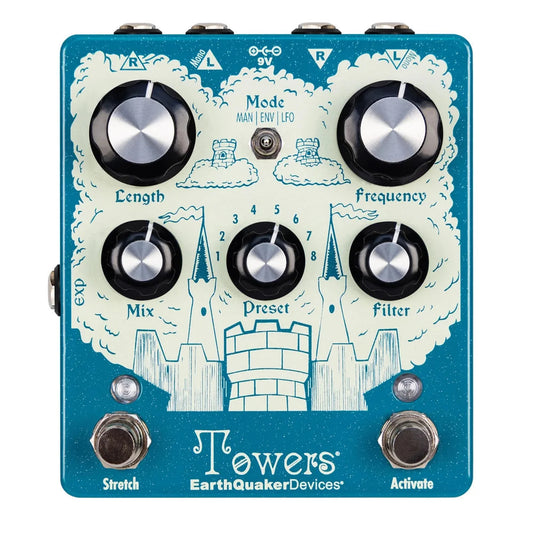 EarthQuaker Devices Towers Reverb Effects Pedal