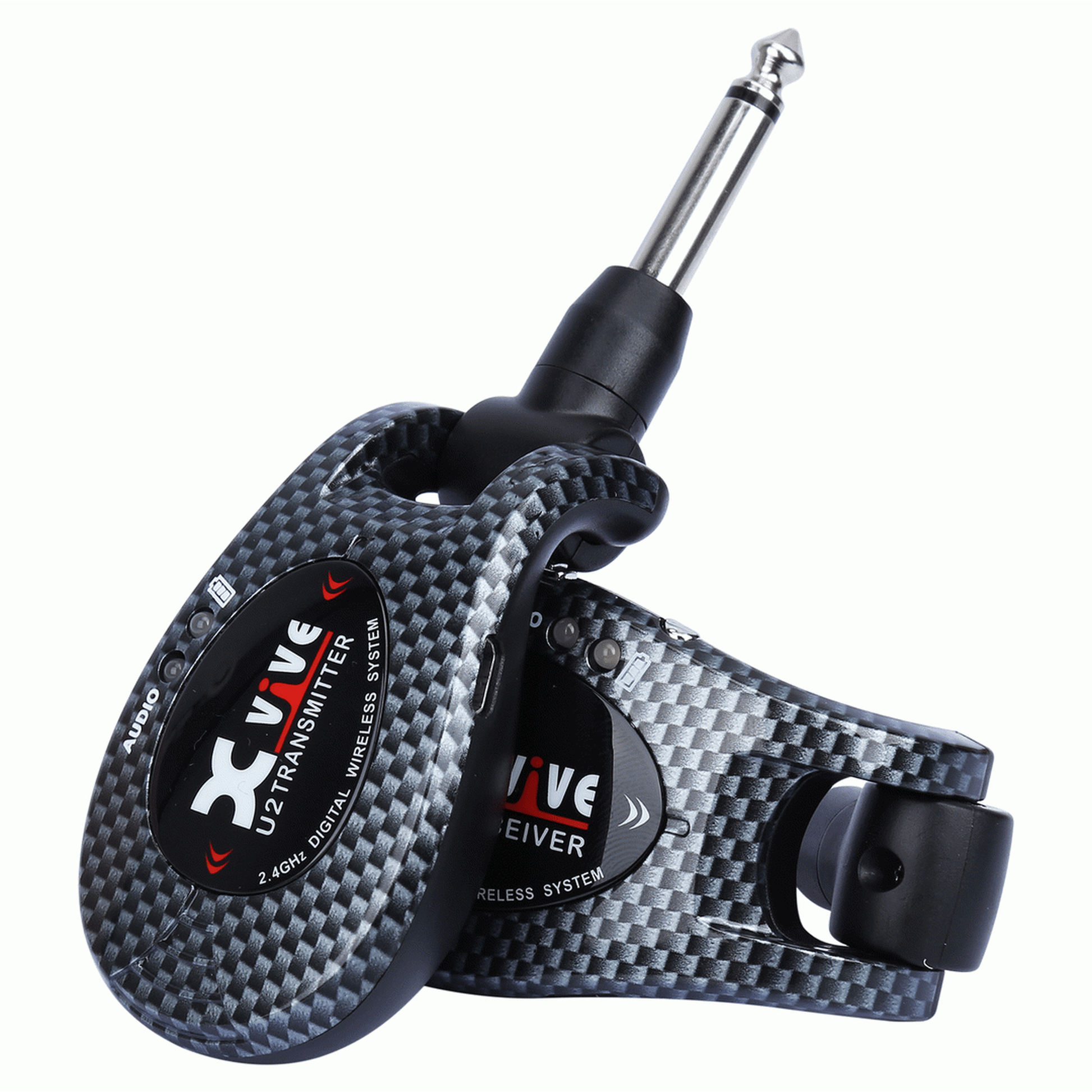 XVIVE U2 Carbon CF Guitar Wireless System 2.4GHZ - Carbon - CABLES & ADAPTORS - [shop-name]