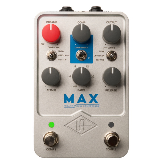 Universal Audio Max Preamp & Dual Compressor UA-FX Effects Pedal from Joondalup Music Centre